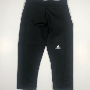 Adidas TechFit Climalite Black Capri Workout Pants